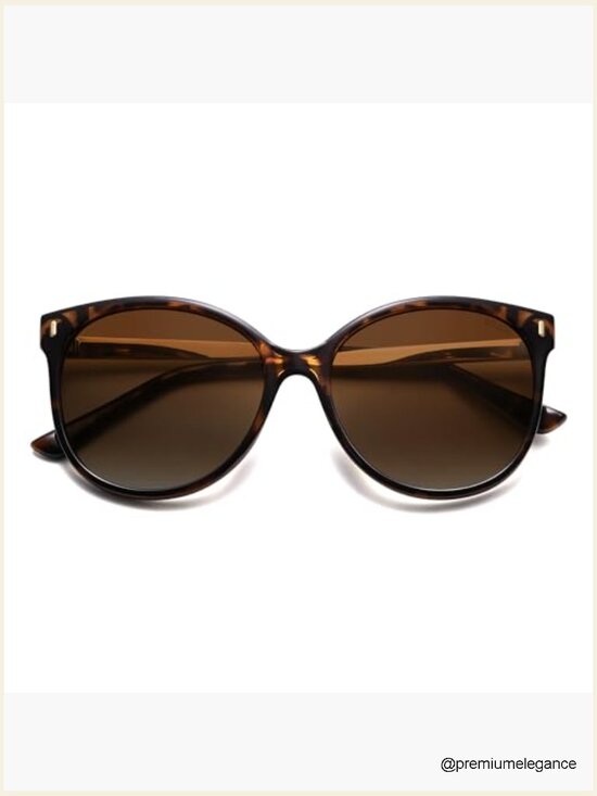 Oversized Round Polarized Sunglasses UV400 Protection Gender-Neutral main image 7